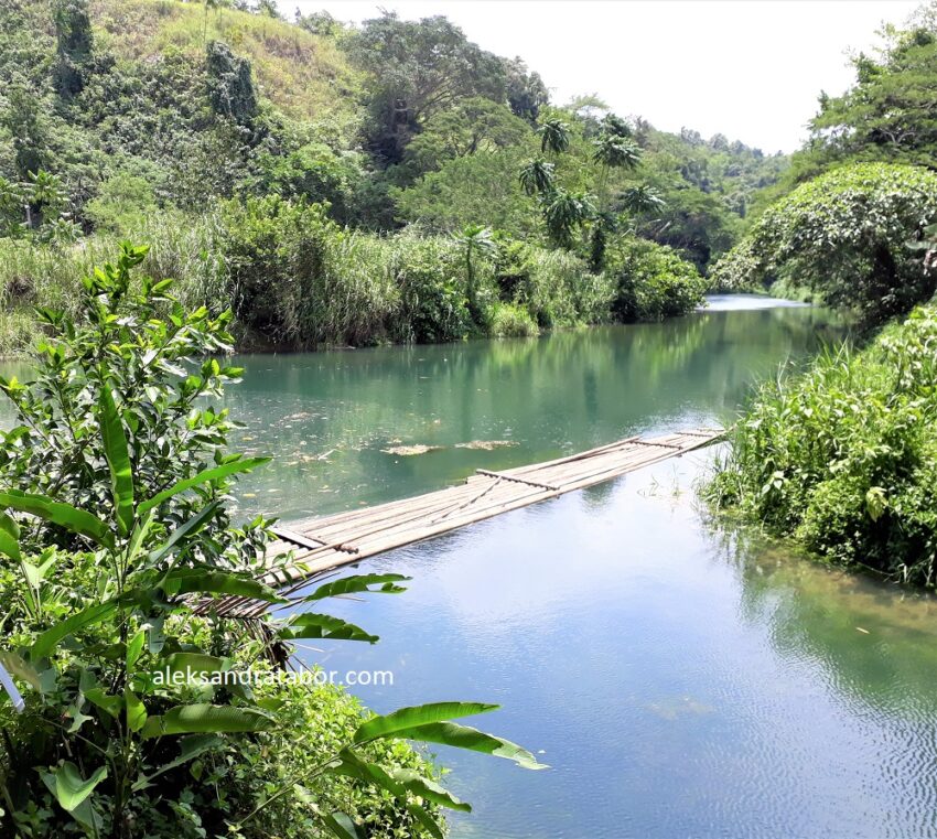 Rzeka Loboc na wyspie Bohol na Filipinach