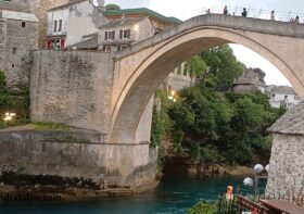 Mostar w Bośni i Hercegowinie. Podroż z Dubrownika