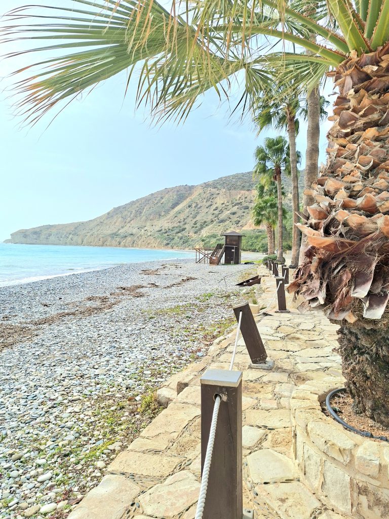 Cypr. Plaża w Pisuri